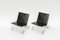 Vintage Leather PK 22 Chairs by Poul Kjærholm for Fritz Hansen, Set of 2 3