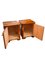 Bauhaus Art Deco Nightstands in Walnut Root Veneer and Conical Columns, 1930s, Set of 2 10
