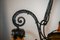 Wrought Iron Pate de Verre Lamp from Muller Freres Luneville, France, 1930s, Image 4