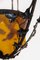 Wrought Iron Pate de Verre Lamp from Muller Freres Luneville, France, 1930s, Image 12