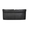 Leather Three-Seater Black Sofa from Brühl 9