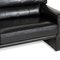 Leather Three-Seater Black Sofa from Brühl 5