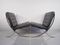 Vintage Black Leather Lounge Chairs by Ludwig Mies van der Rohe, Set of 2, Image 9