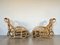 Set of Bamboo Lounge Chairs, 1980s 10
