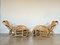 Set of Bamboo Lounge Chairs, 1980s 11