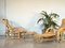 Set of Bamboo Lounge Chairs, 1980s 7