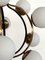 Lustre Mid-Century en Laiton et Verre Opalin de Stilnovo, Italie, 1950s 15