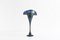 Iridescent Blue Art Glass Vase attributed to Charles Lotton 2