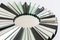Black and White Round Relief Wall Mirror by Olivier de Schrijver, 2010s 6
