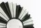 Black and White Round Relief Wall Mirror by Olivier de Schrijver, 2010s 5