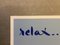 Original Vintage Relax Offset Poster by René Gruau, 1980s 13