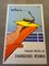 Original Vintage Relax Offset Poster by René Gruau, 1980s 2