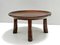 Brutalist Round Beech Coffee Table in the style of Oscar Niemeyer, Italy, 1970s, Image 1