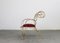 Ram Armchair in Iron and Red Velvet by Andrè Dubreuil for Ceccotti, 1990s 5
