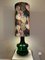 Lampe Doria Vintage en Verre Opalin Vert avec Éclairage Intérieur de Doria Leuchten, 1970s 1