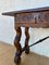 Spanish Console Table with Two Carved Drawers and Iron Stretcher, 1890s 6
