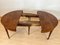 Swiss Biedermeier Extendable Dining Table in Walnut and Brass, 1820s 6