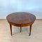 Swiss Biedermeier Extendable Dining Table in Walnut and Brass, 1820s 3