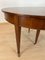 Ausziehbarer Schweizer Biedermeier Esstisch aus Nussholz & Messing, 1820er 4