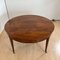 Swiss Biedermeier Extendable Dining Table in Walnut and Brass, 1820s 2