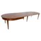 Swiss Biedermeier Extendable Dining Table in Walnut and Brass, 1820s 1