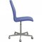 Oxford Office Chair in Blue Fabric by Arne Jacobsen, Image 2