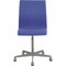 Oxford Office Chair in Blue Fabric by Arne Jacobsen, Image 1
