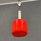 Red Glass Pendant Lamp from Stilnovo, 1950s, Image 5