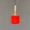 Red Glass Pendant Lamp from Stilnovo, 1950s, Image 1