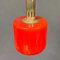 Red Glass Pendant Lamp from Stilnovo, 1950s, Image 4