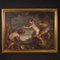 Mattia Traverso, Cherubs' Game, 1930, Oil on Canvas, Framed 1