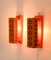 Moderne Mid-Century Wandleuchten aus Kiefernholz von Vemdalia, Schweden, 1975, 2er Set 3