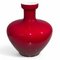 Ruby ​​Red Murano Glass Vase, Image 6