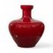 Ruby ​​Red Murano Glass Vase, Image 1