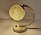 Vintage Art Deco Tischlampe aus Marmorglas 6