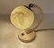 Vintage Art Deco Tischlampe aus Marmorglas 11
