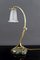 Jugendstil Schreibtischlampe aus Bronze & Marmor, Frankreich, 1890er 6