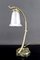 Jugendstil Schreibtischlampe aus Bronze & Marmor, Frankreich, 1890er 2