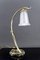 Jugendstil Schreibtischlampe aus Bronze & Marmor, Frankreich, 1890er 3