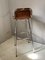 Bar Stool in Leather Les Arcs Ski Resort by Charlotte Perriand, France, 1960s 3