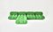 Green Camaleonda Sofa Set by Mario Bellini for B&b Italia, 1970s, Set of 5 1
