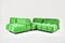 Green Camaleonda Sofa Set by Mario Bellini for B&b Italia, 1970s, Set of 5 4