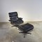 Poltrona e poggiapiedi di Charles Eames per Herman Miller, anni '70, Immagine 1