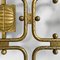 Italienisches Mid-Century Kopfteil aus Messing von Osvaldo Borsani & Arnaldo Pomodoro für Atelier Borsani Varedo, 1950er 12
