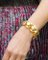 18 Karat Gold Tank Bracelet 5