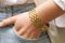 Large 18 Karat Gold Bracelet 2
