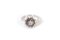 18 Karat White Gold and Diamond Flower Ring 1
