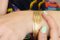 Vintage 18 Karat Gold Weekly Bracelet 7
