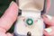 Art Deco Style Emerald and Diamond Ring 3