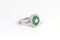 Art Deco Style Emerald and Diamond Ring 2